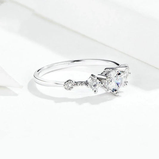 Sterling Silver s925 cute Ring - ring - Sterling Silver s925 cute Ring - Silver / 6 - by Hunny Life