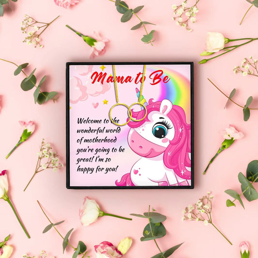 Thoughtful Necklace Gift Set For New Moms - Mom To Be Necklace - Thoughtful Necklace Gift Set For New Moms - Gold - by Hunny Life