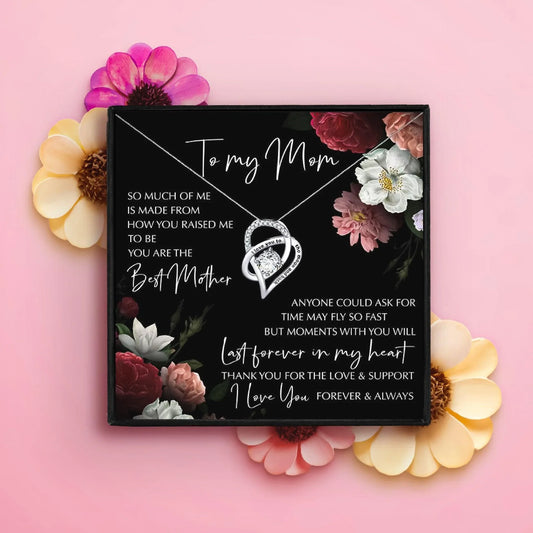 To My Amazing Mom Appreciation Heart Gift Necklace - mom necklaces - To My Amazing Mom Appreciation Heart Gift Necklace - Default Title - by Hunny Life