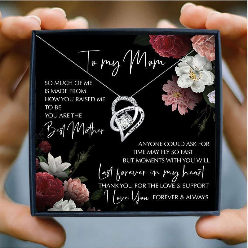 To My Amazing Mom Appreciation Heart Gift Necklace - mom necklaces - To My Amazing Mom Appreciation Heart Gift Necklace - Default Title - by Hunny Life