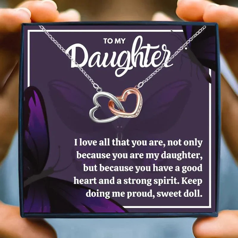 To My Beautiful Daughter Gift Necklace - daughter necklaces - To My Beautiful Daughter Gift Necklace - Sunflower - by Hunny Life