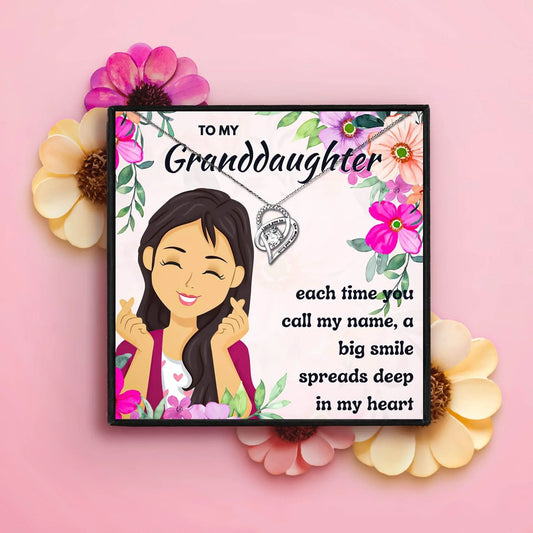 To My Beautiful Granddaughter Wedding Day Gift - Granddaughter necklaces - To My Beautiful Granddaughter Wedding Day Gift - Default Title - by Hunny Life
