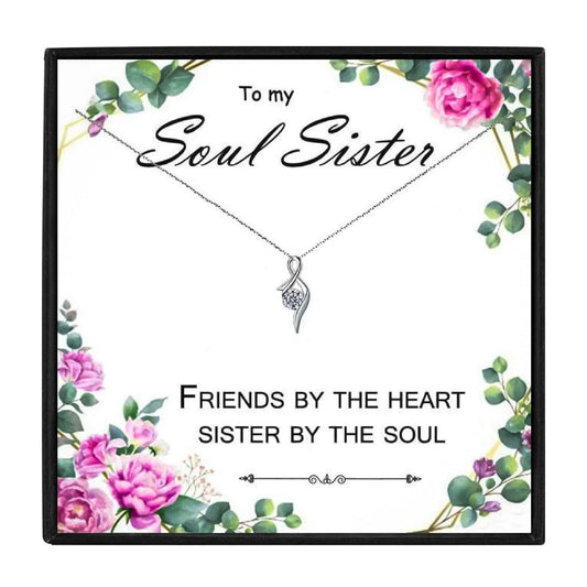 To My Beautiful Sister Gift Necklaces Set - sister necklaces - To My Beautiful Sister Gift Necklaces Set - txx201P20P Gift Box - by Hunny Life