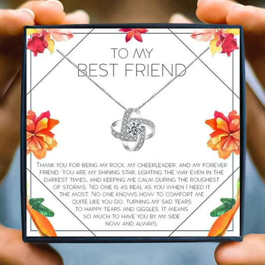 To My Best Friend Friendship Gift Necklace Set - Friendship Necklace - To My Best Friend Friendship Gift Necklace Set - Default Title - by Hunny Life