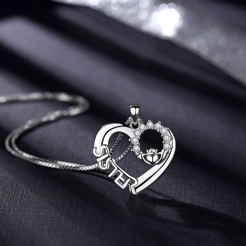 To My Best Friend Heart Necklace Gift Set - Friendship Necklace - To My Best Friend Heart Necklace Gift Set - Default Title - by Hunny Life