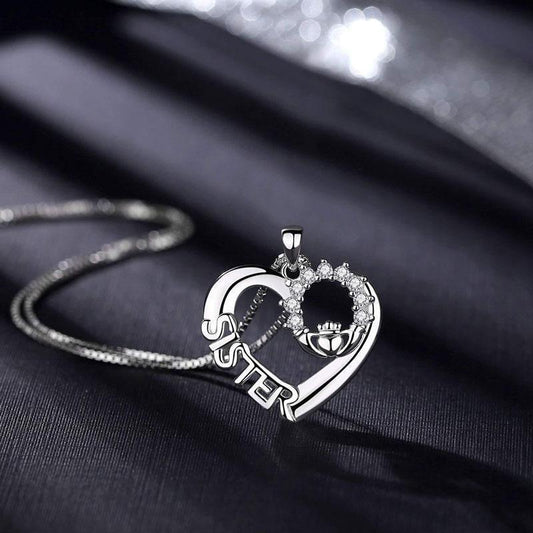 To My Bonus Sister Gift Necklaces - sister necklaces - To My Bonus Sister Gift Necklaces - Default Title - by Hunny Life