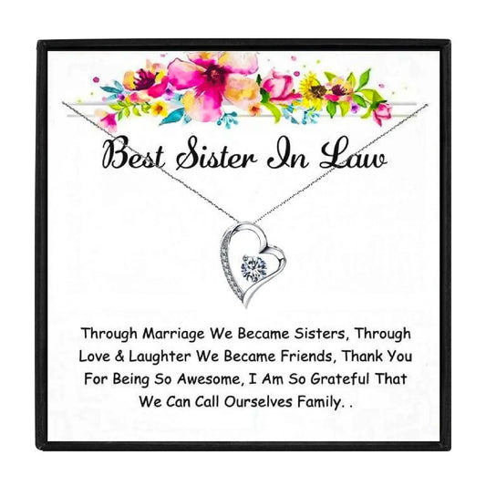 To My Bonus Sister Gifts Necklaces Set - sister necklaces - To My Bonus Sister Gifts Necklaces Set - txx199p31 Gift Box - by Hunny Life