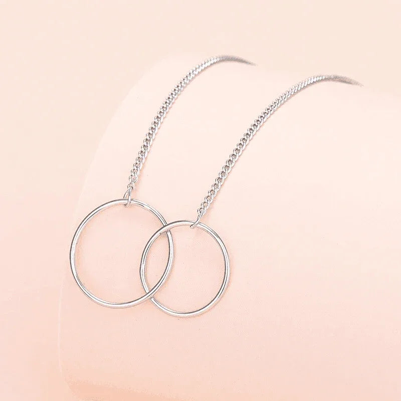 To My Daughter Necklace From Father and Mom - daughter necklaces - To My Daughter Necklace From Father and Mom - Rose Gold - by Hunny Life