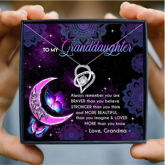 To My Granddaughter Necklace - Granddaughter necklaces - To My Granddaughter Necklace - Default Title - by Hunny Life