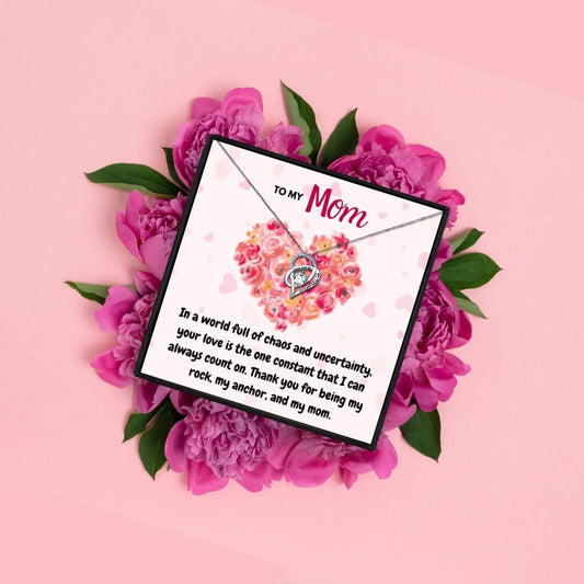 To My Mom You Are My Rock, My Anchor Necklace - mom necklaces - To My Mom You Are My Rock, My Anchor Necklace - Default Title - by Hunny Life