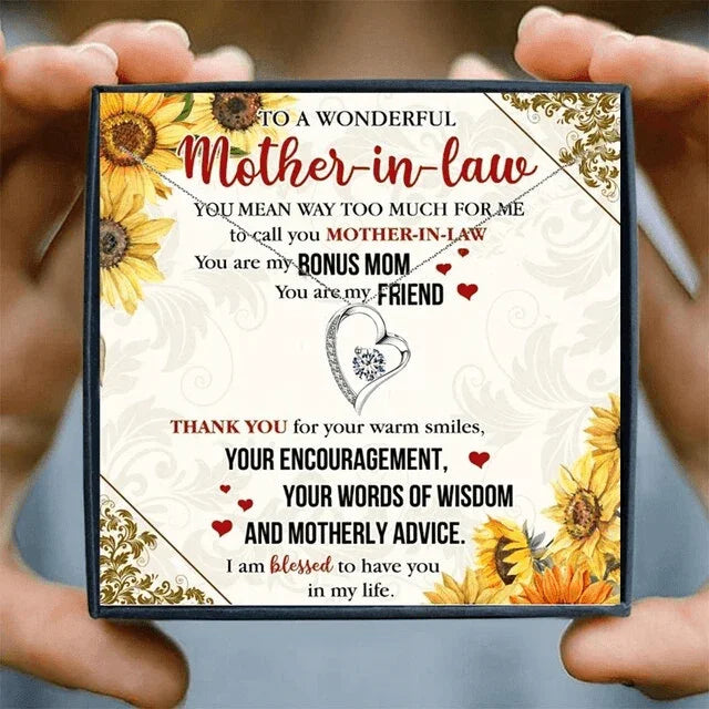 To My Mother-In-Law Love Knot Necklace Gift Set - mother in law Necklaces - To My Mother-In-Law Love Knot Necklace Gift Set - Default Title - by Hunny Life