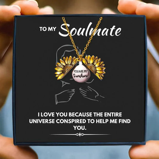To My Soulmate Necklace Gift Set - soulmate necklaces - To My Soulmate Necklace Gift Set - Default Title - by Hunny Life
