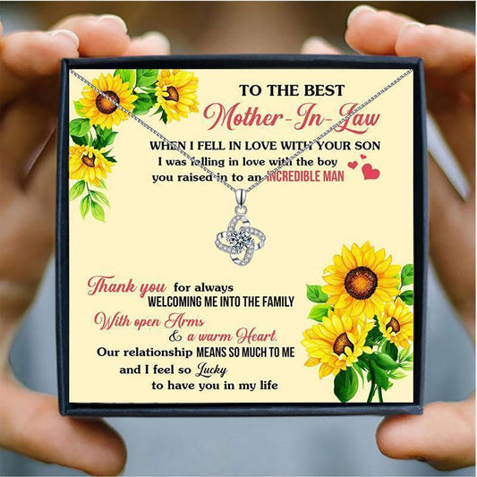 To The Best Mother In Law Necklace Gift Set - mother in law Necklaces - To The Best Mother In Law Necklace Gift Set - Default Title - by Hunny Life