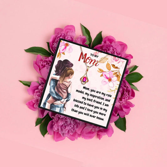 Unique Mother's Day Necklace Gifts - mom necklaces - Unique Mother's Day Necklace Gifts - Rose Gold - by Hunny Life