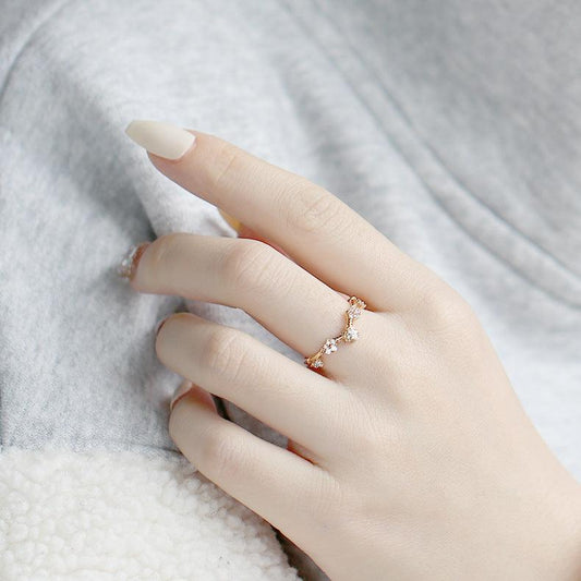 Women's Rings Spring And Summer Jewelry - rings - Women's Rings Spring And Summer Jewelry - Luxury Lolita ring / Mido5 - by Hunny Life