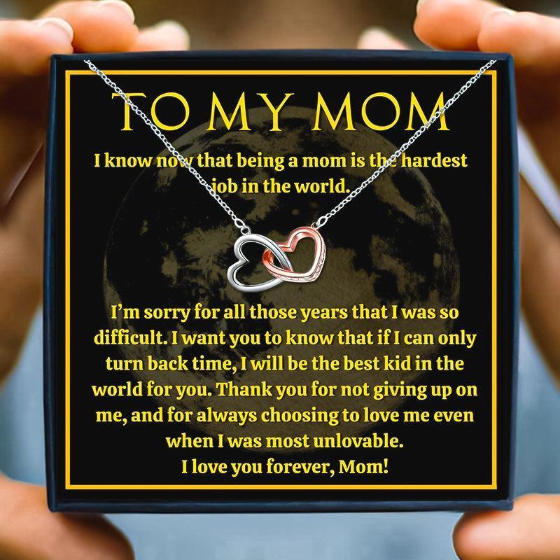 Wonderful Necklace Gift For Mama From Daughter and Son - mom necklaces - Wonderful Necklace Gift For Mama From Daughter and Son - Sunflower - by Hunny Life