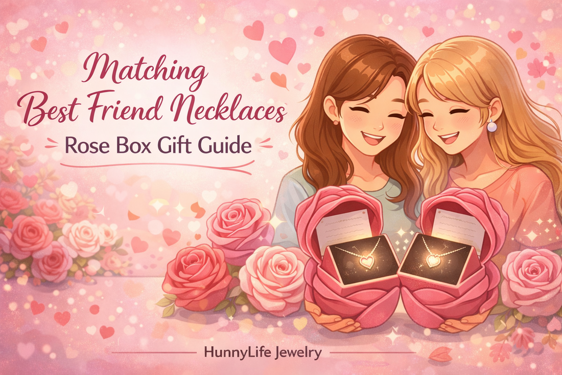 The Ultimate Guide to Matching Best Friend Necklaces & Rose Boxes