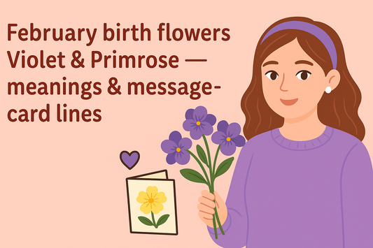 February's Enchanting Birth Flowers: Unveiling the Meanings of Violet and Primrose, and Gifting Their Essence