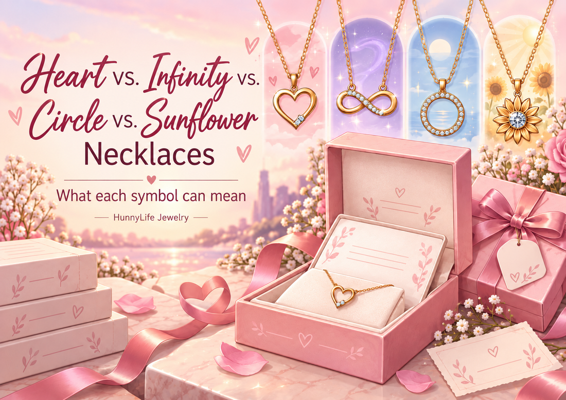 Heart vs Infinity vs Circle vs Sunflower Necklace: Which Meaning Fits?