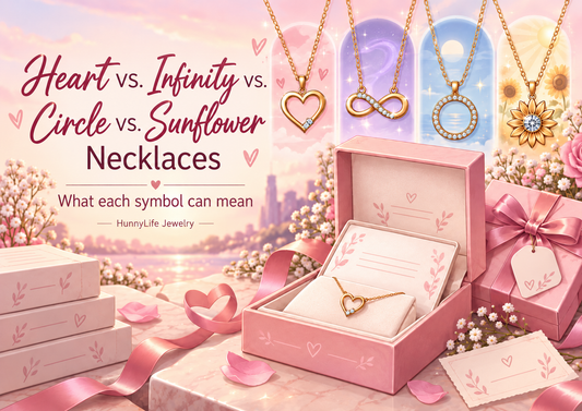 Heart vs Infinity vs Circle vs Sunflower Necklace: Which Meaning Fits?