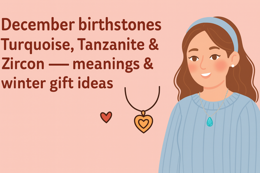 December's Dazzling Trio: Unveiling the Meanings of Turquoise, Tanzanite & Zircon – Your Comprehensive Winter Gift Guide