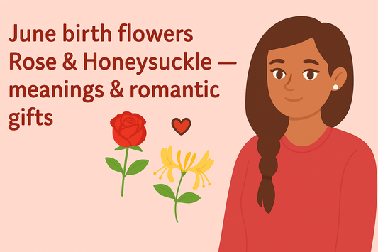 June's Blooming Beauty: Unveiling the Meanings of Rose and Honeysuckle and Romantic Gift Ideas
