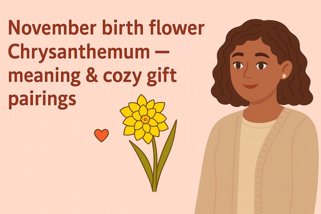 November Birth Flower: The Chrysanthemum - Meaning, Symbolism, and Perfect Citrine Gift Pairings
