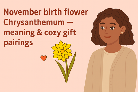 November Birth Flower: The Chrysanthemum - Meaning, Symbolism, and Perfect Citrine Gift Pairings