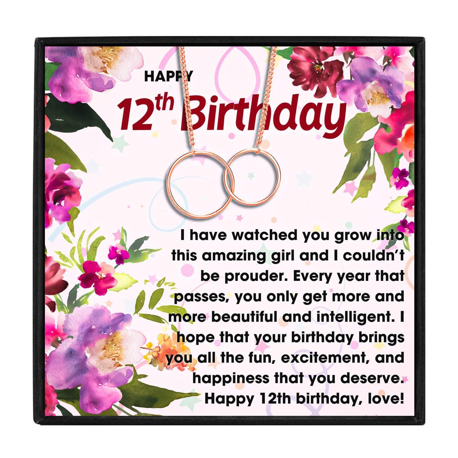 12 Year Old Girl Birthday Gift Necklace Set in 2023 | 12 Year Old Girl Birthday Gift Necklace Set - undefined | 12th, 12th Birthday Necklace | From Hunny Life | hunnylife.com