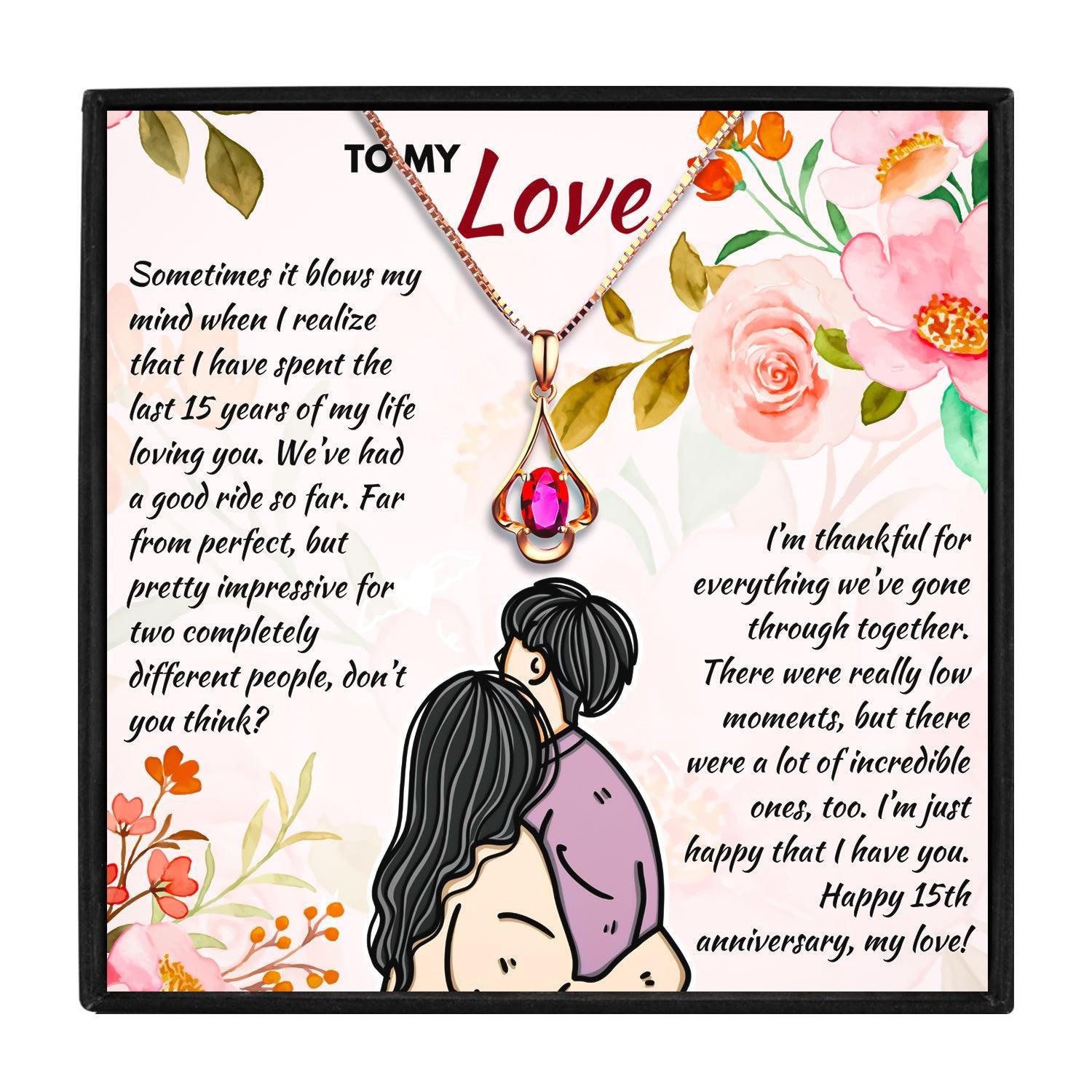 15 Year Anniversary Gift For Her in 2023 | 15 Year Anniversary Gift For Her - undefined | 15 year wedding anniversary gift for her, 15th wedding anniversary gift, 15th wedding anniversary ideas, Anniversary Gifts | From Hunny Life | hunnylife.com