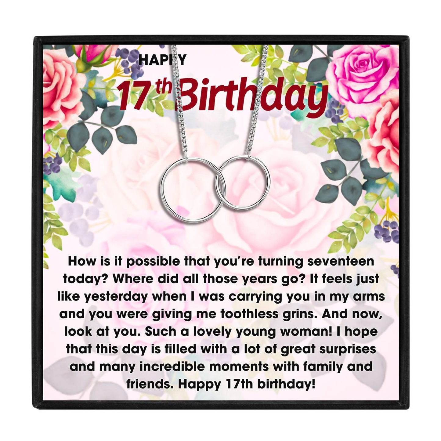 17th Happy Birthday Gifts Necklace for Teens in 2023 | 17th Happy Birthday Gifts Necklace for Teens - undefined | 17th, 17th Birthday Gift Necklace, Birthday Gifts Necklace for Teens | From Hunny Life | hunnylife.com