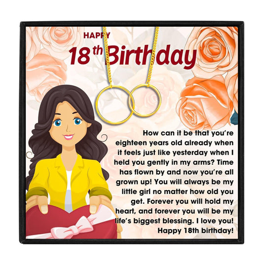 18th Meaningful Birthday Gift Necklace for Girls for Christmas 2023 | 18th Meaningful Birthday Gift Necklace for Girls - undefined | 18th, 18th Birthday Gift Necklace | From Hunny Life | hunnylife.com