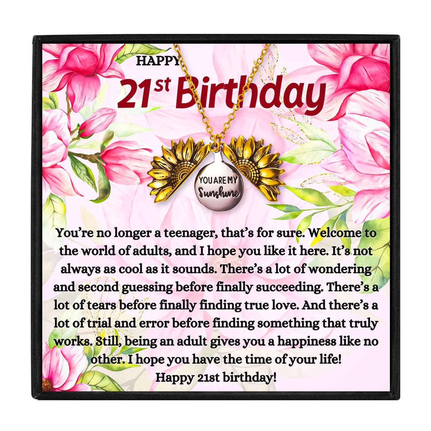 21st Birthday Gifts For Her To Celebrate The Big Day for Christmas 2023 | 21st Birthday Gifts For Her To Celebrate The Big Day - undefined | 21st birthday gifts for daughter, 21st birthday gifts for her, 21st birthday necklace, 21st gift ideas, best 21st birthday gifts for her | From Hunny Life | hunnylife.com