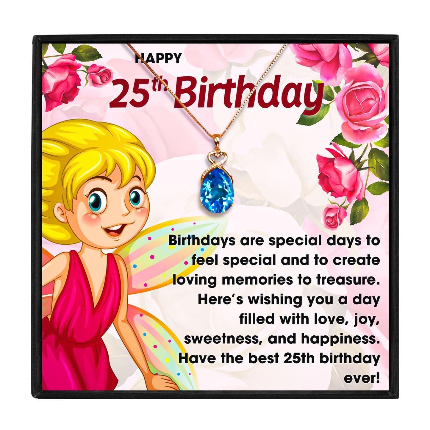 25th Birthday Gift Necklace Set for Her in 2023 | 25th Birthday Gift Necklace Set for Her - undefined | 25th, 25th Birthday Gift Necklace | From Hunny Life | hunnylife.com