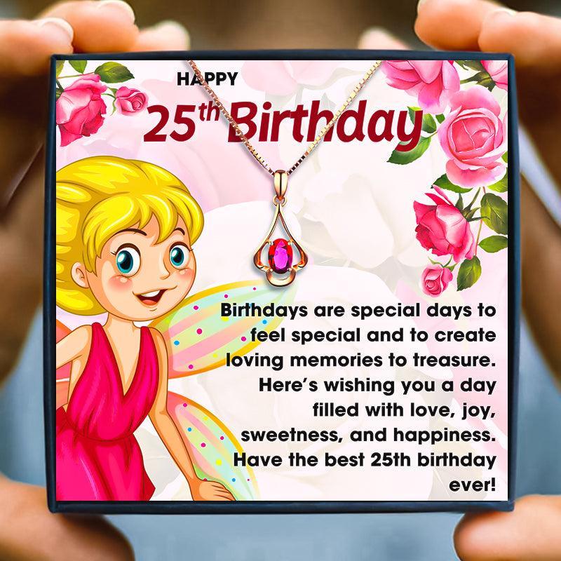 25th Birthday Gift Necklace Set for Her in 2023 | 25th Birthday Gift Necklace Set for Her - undefined | 25th, 25th Birthday Gift Necklace | From Hunny Life | hunnylife.com
