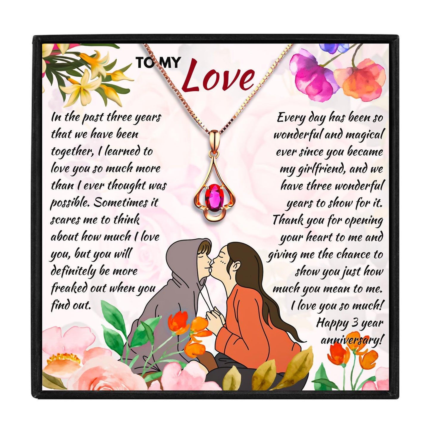 3 Year Anniversary Gift For Her for Christmas 2023 | 3 Year Anniversary Gift For Her - undefined | 3 year anniversary gift, 3 year wedding anniversary gift, 3rd anniversary gift, Anniversary Gifts | From Hunny Life | hunnylife.com
