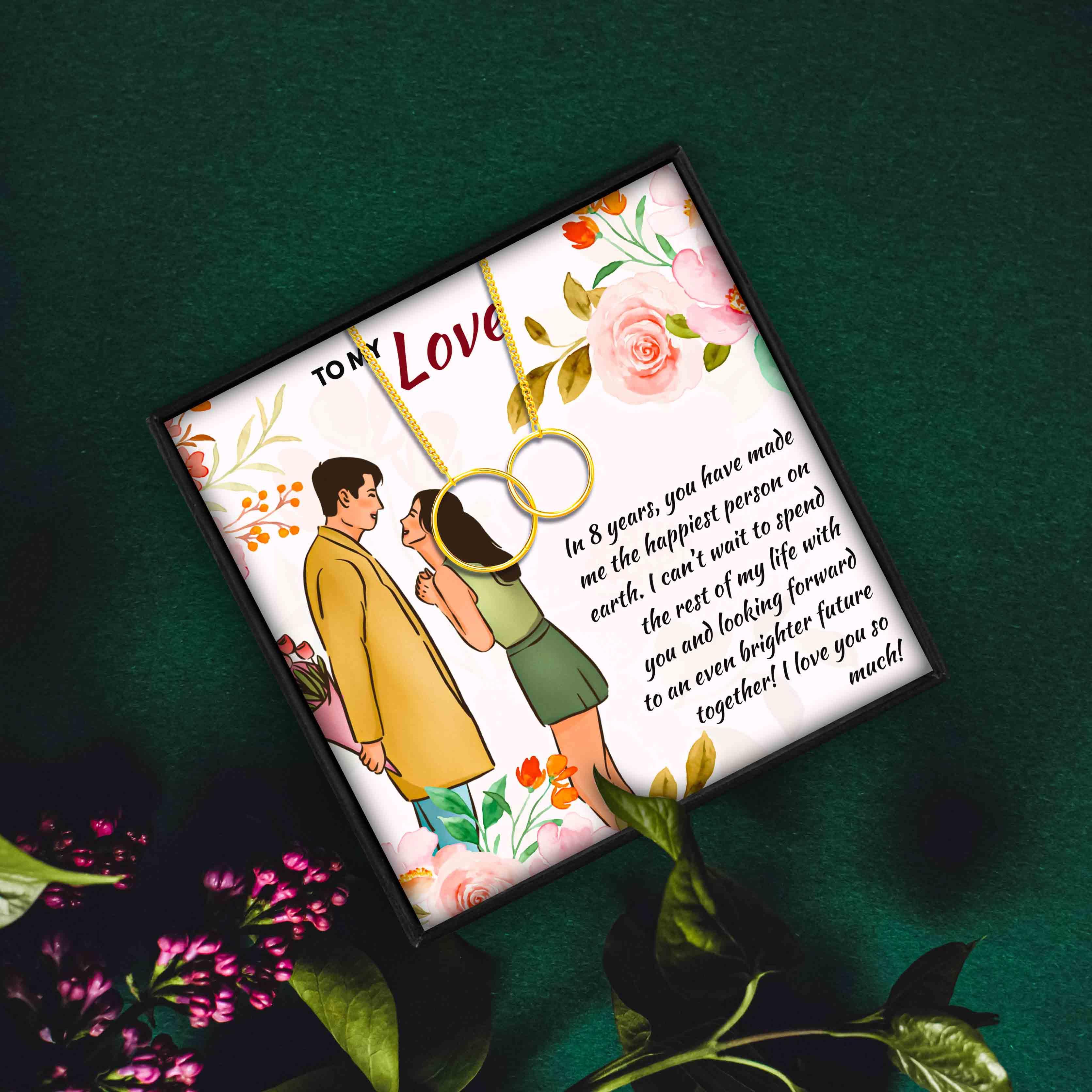 Amazon.com: 8 Year Anniversary Unique Gift for Couples - Personalized  Wooden Plaque with Engraved Puzzle Pieces – 8th Anniversary Bronze Gifts  for Him, Her, Boyfriend, Girlfriend, Husband, Wife. : Everything Else