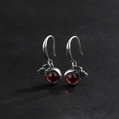 925 Silver Blessing Bag Pigeon Red Earrings in 2023 | 925 Silver Blessing Bag Pigeon Red Earrings - undefined | 925 Silver Red Earrings, 925 Sterling Silver Vintage Earrings, Creative Cute Earrings, cute earring, Red Gemstone Earrings | From Hunny Life | hunnylife.com