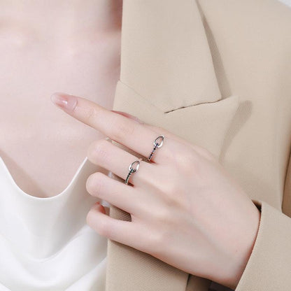 925 Silver Simple And Fashionable Love Irregular Ring for Christmas 2023 | 925 Silver Simple And Fashionable Love Irregular Ring - undefined | 925 Silver Simple Ring, cute ring, Simple And Fashionable Ring, Sterling Silver s925 cute Ring | From Hunny Life | hunnylife.com