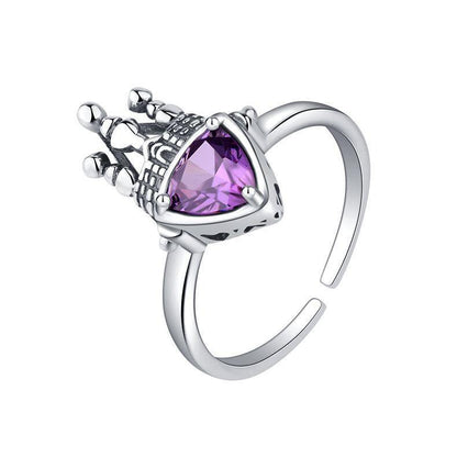 925 Sterling Silver Castle Love Ring in 2023 | 925 Sterling Silver Castle Love Ring - undefined | 925 Sterling Silver Castle Love Ring, 925 Sterling Silver Crown Ring, Angel Wing Crown Ring, Love Crown Women Ring | From Hunny Life | hunnylife.com