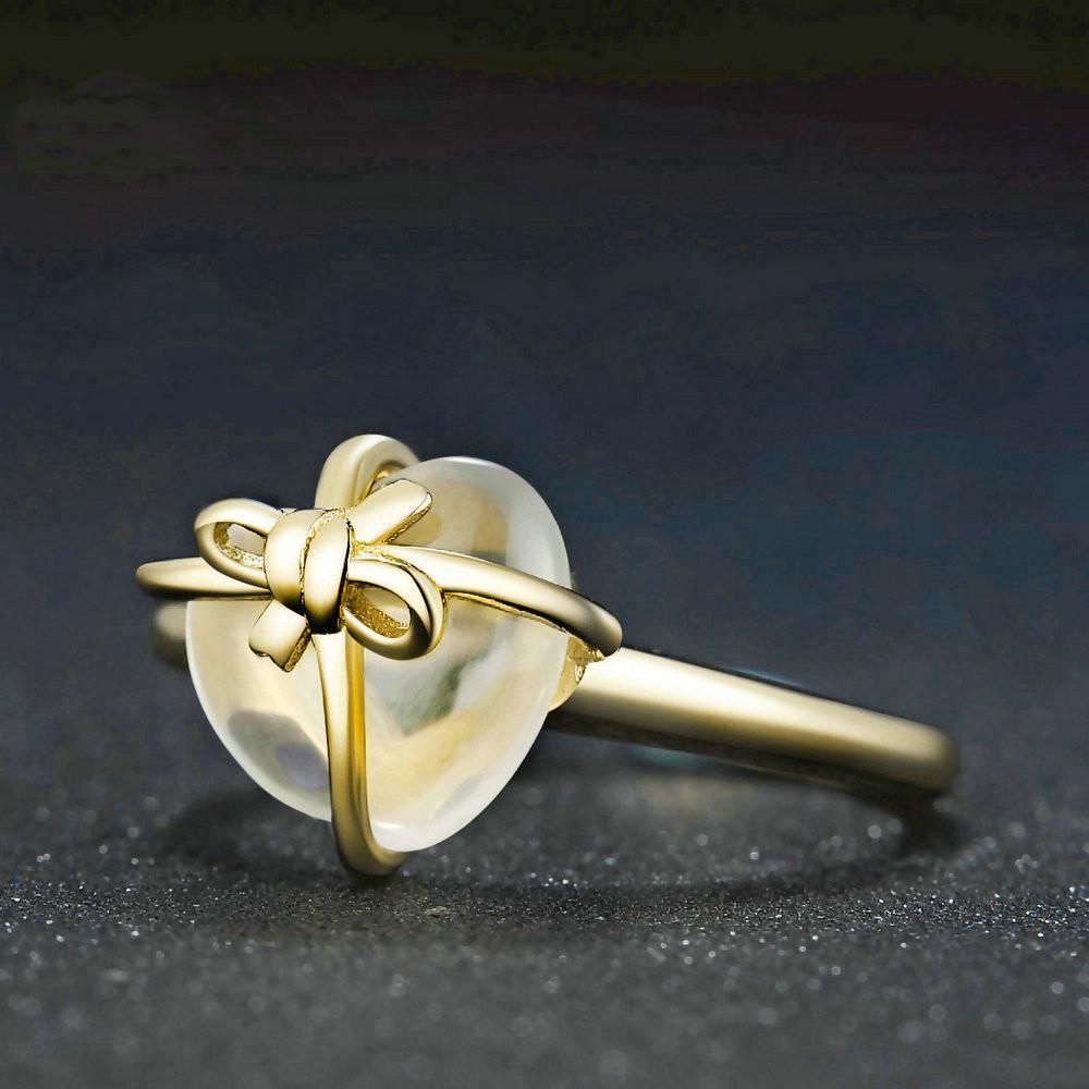925 sterling silver lemon crystal love bow ring jewelry for Christmas 2023 | 925 sterling silver lemon crystal love bow ring jewelry - undefined | 925 sterling silver lemon crystal love bow ring jewelry, gift, gift ideas, rings | From Hunny Life | hunnylife.com