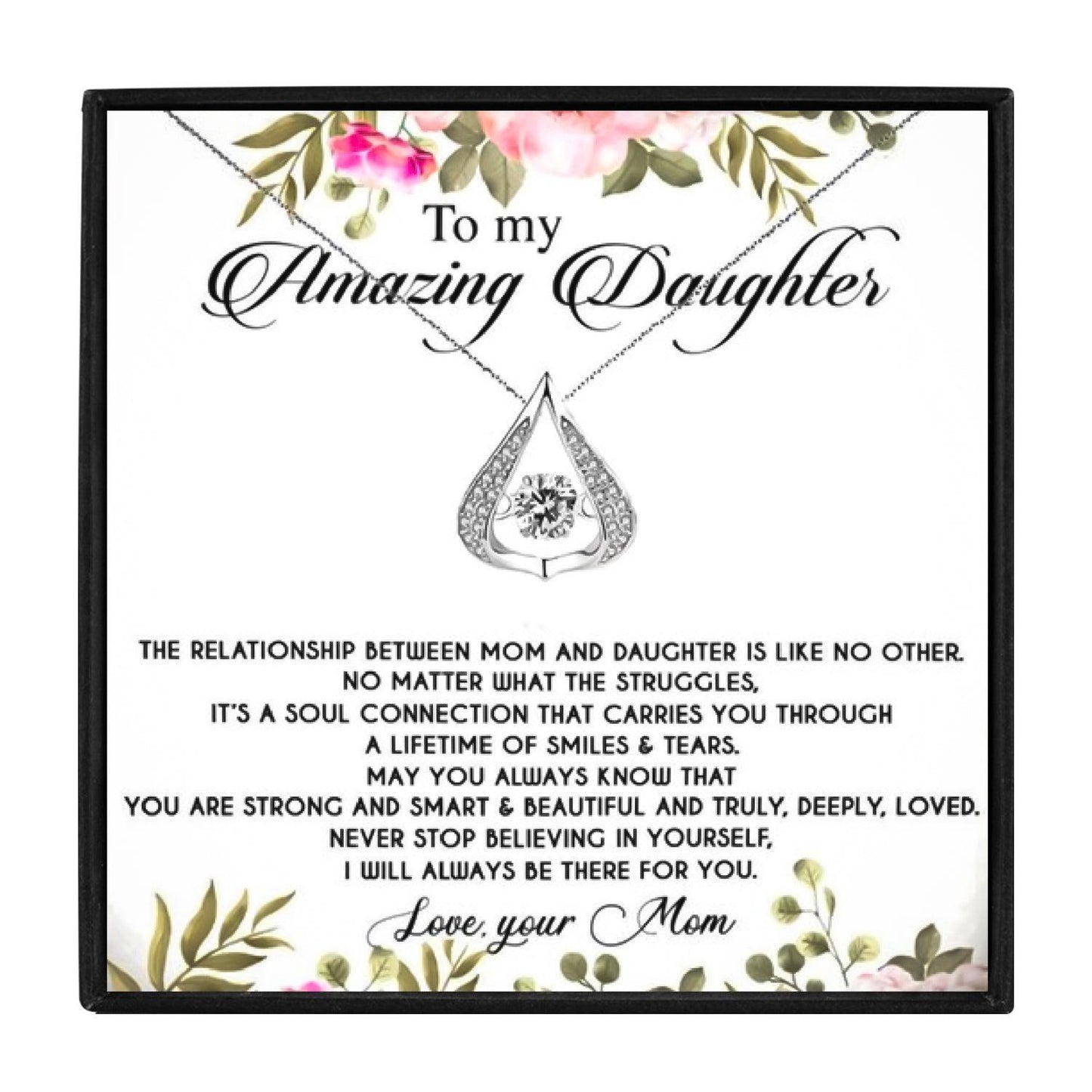 Amazon Daughter Heart Necklaces with Gift Set for Christmas 2023 | Amazon Daughter Heart Necklaces with Gift Set - undefined | daughter necklace, mother and daughter jewellery, mother daughter jewelry, mother daughter necklace | From Hunny Life | hunnylife.com