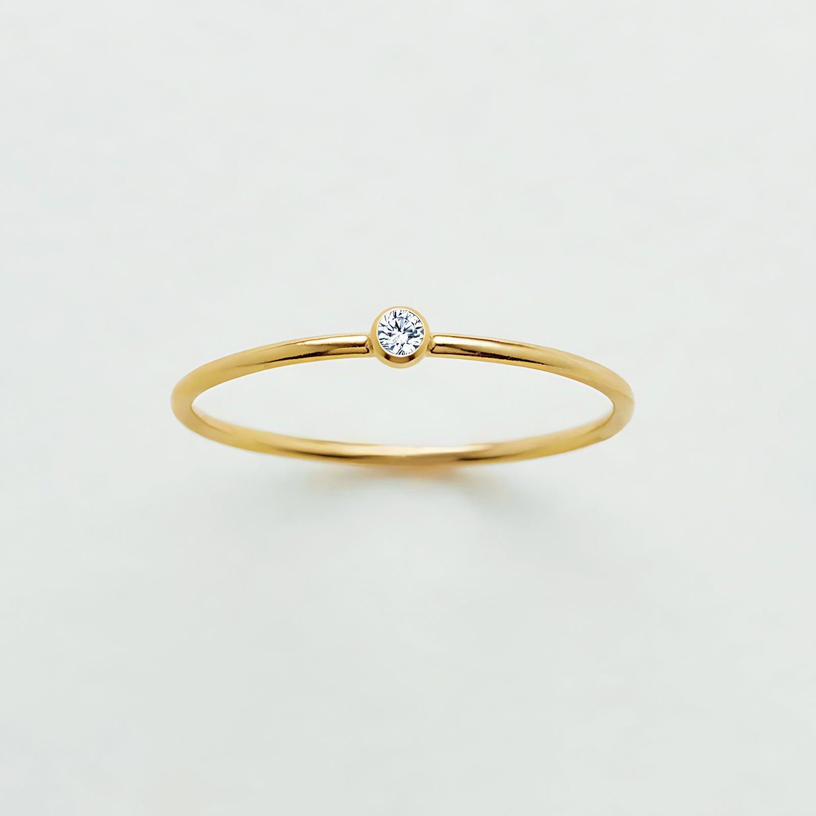 April Birthstone Cute Ring for Christmas 2023 | April Birthstone Cute Ring - undefined | April Birthstone, April birthstone is Diamond, Birthstone Ring, cute ring, S925 Silver Vintage Cute Ring, Sterling Silver s925 cute Ring | From Hunny Life | hunnylife.com
