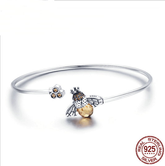 Bee Sterling silver s925 silver bracelet in 2023 | Bee Sterling silver s925 silver bracelet - undefined | Bee Sterling silver s925 silver bracelet, Bracelet, Bracelets, Bracelets gift ideas, Charm Bracelet, Charm Bracelet for women | From Hunny Life | hunnylife.com