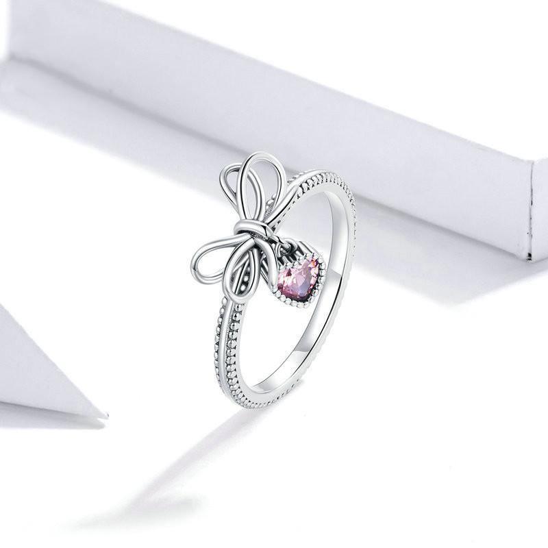 Bow Gift Zircon Cross-Border Ring for Christmas 2023 | Bow Gift Zircon Cross-Border Ring - undefined | Bow Gift Zircon Cross-Border Ring, rings | From Hunny Life | hunnylife.com