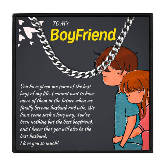 Boyfriend Bold Chain Necklace from Girlfriend in 2023 | Boyfriend Bold Chain Necklace from Girlfriend - undefined | Boyfriend Chain, boyfriend necklace, Chain Necklace for boyfriend, necklace for boyfriend | From Hunny Life | hunnylife.com