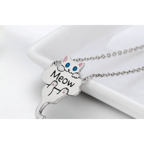 Cat S925 Sterling Silver Necklace in 2023 | Cat S925 Sterling Silver Necklace - undefined | Cat S925 Sterling Silver Necklace, necklaces, other necklace | From Hunny Life | hunnylife.com