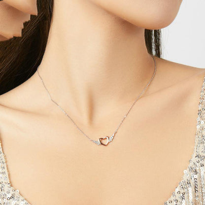 Charm Love Wings Rose Gold Necklace in 2023 | Charm Love Wings Rose Gold Necklace - undefined | Charm Love Wings Rose Gold Necklace, Heart Wings Necklace, other necklace | From Hunny Life | hunnylife.com