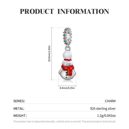 Christmas Snowman S925 Sterling Silver Charm Bracelet Beads for Christmas 2023 | Christmas Snowman S925 Sterling Silver Charm Bracelet Beads - undefined | Charm Bracelet, Christmas Snowman Charm Bracelet Beads, Cute Charm, S925 Silver Charms & Pendants | From Hunny Life | hunnylife.com