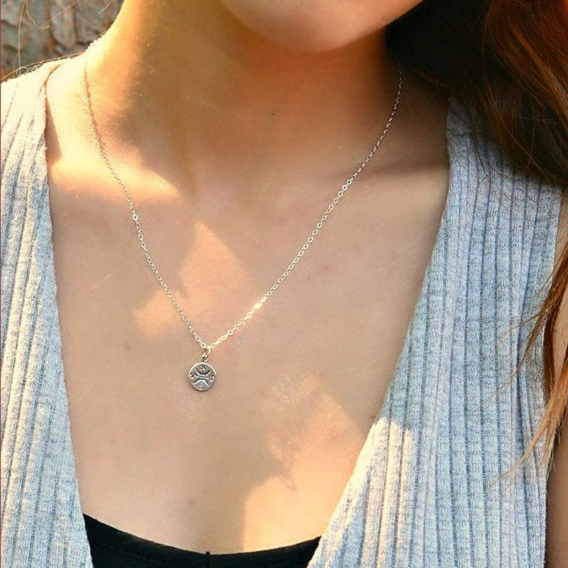 Compass Heart Necklace To My Wife in 2023 | Compass Heart Necklace To My Wife - undefined | Compass Heart Necklace, wife gift | From Hunny Life | hunnylife.com